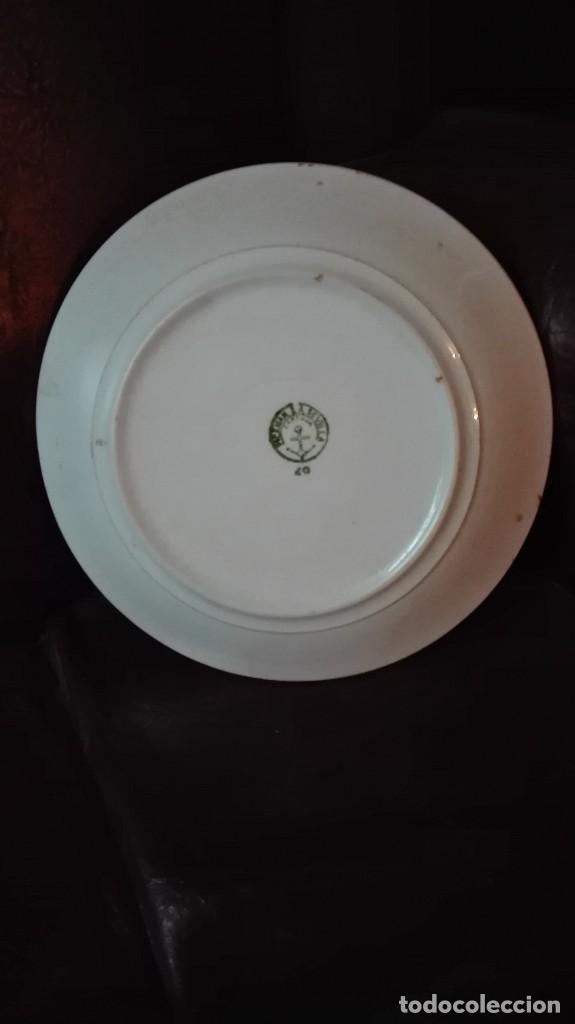 Antig&uuml;edades: Plato de Pickman con motivo de Castillo - Foto 3