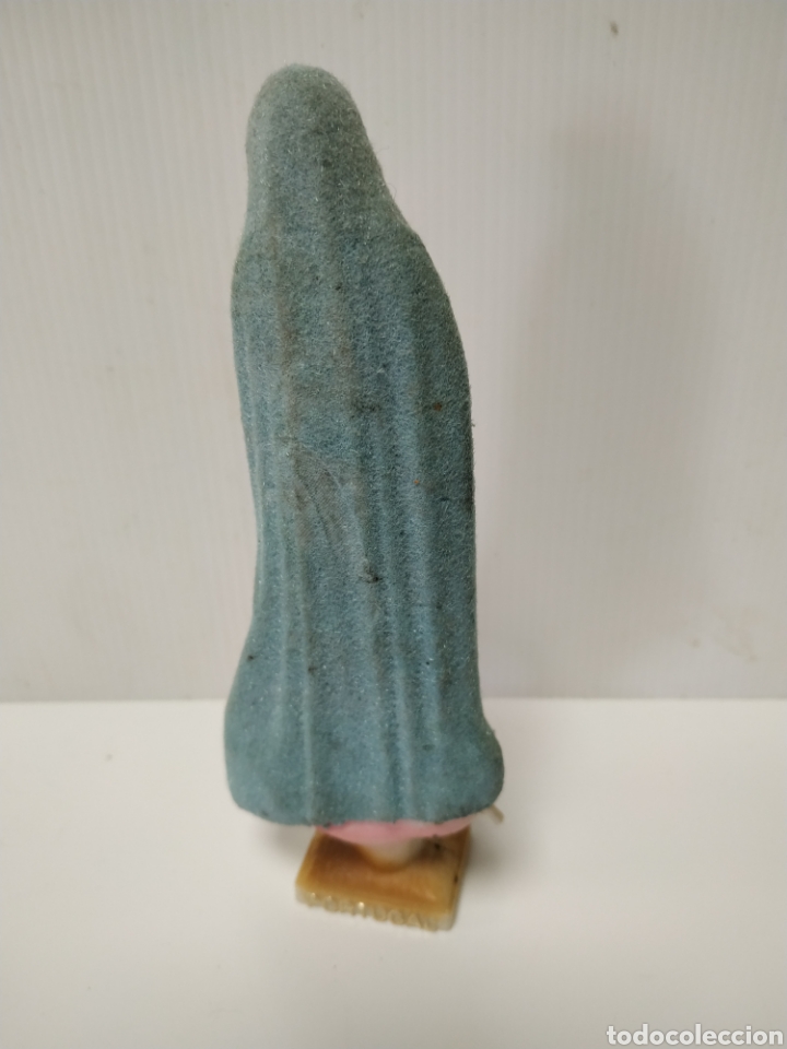 Antig&uuml;edades: Imagen virgen de F&aacute;tima 16 cm - Foto 2