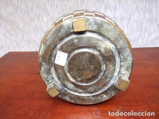 Antig&uuml;edades: EXCELENTE JARRON, CENTRO MODERNISTA EN BRONCE, C.1900 - Foto 6