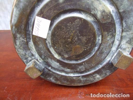 Antig&uuml;edades: EXCELENTE JARRON, CENTRO MODERNISTA EN BRONCE, C.1900 - Foto 7