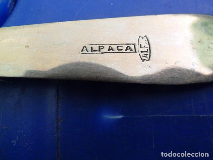 Antig&uuml;edades: CUCHARAS DE ALPACA - Foto 20