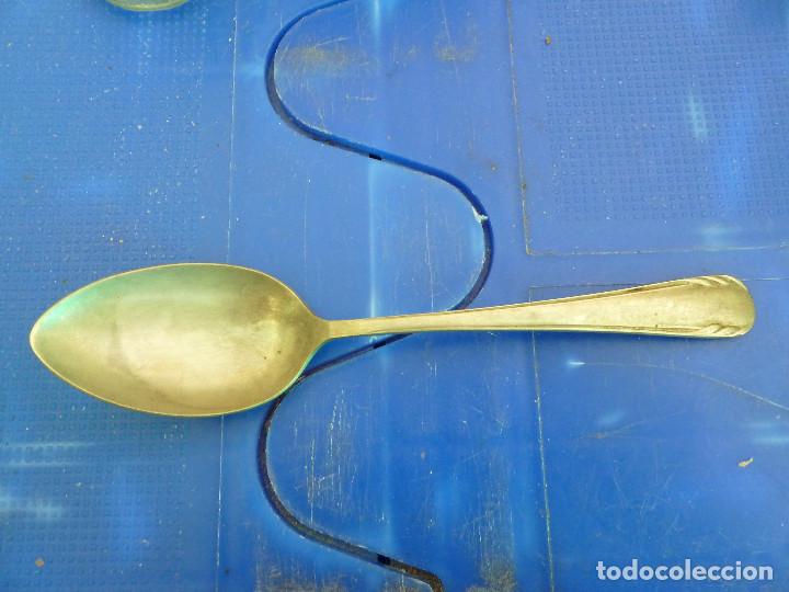 Antig&uuml;edades: CUCHARAS DE ALPACA - Foto 3