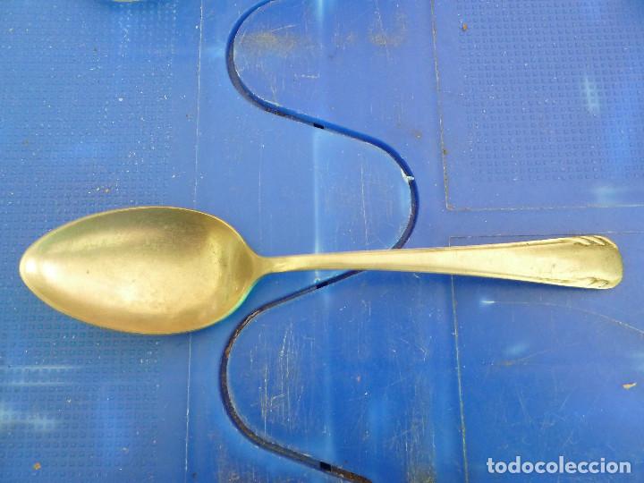 Antig&uuml;edades: CUCHARAS DE ALPACA - Foto 6