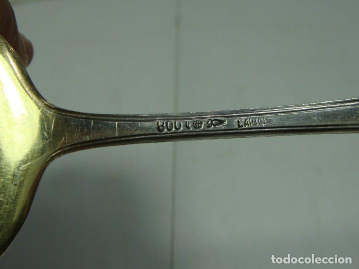 Antig&uuml;edades: Pala de servir para postre en plata maciza contrastada &middot; ca. 1900&ndash;1930 - Foto 3