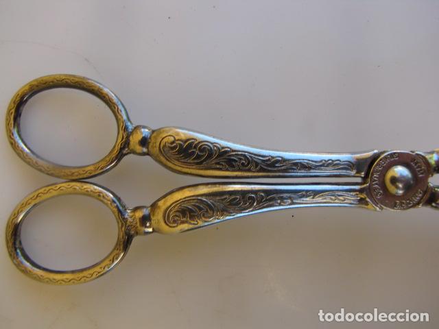 Antig&uuml;edades: Pinzas ensalada. Silverplated. Italy - Foto 8