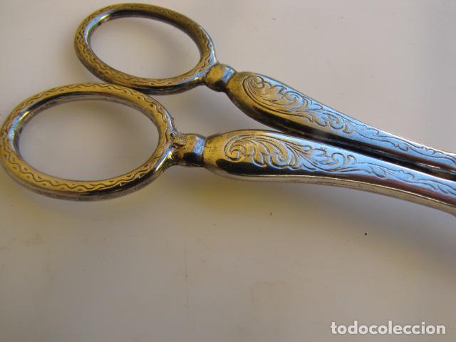 Antig&uuml;edades: Pinzas ensalada. Silverplated. Italy - Foto 9