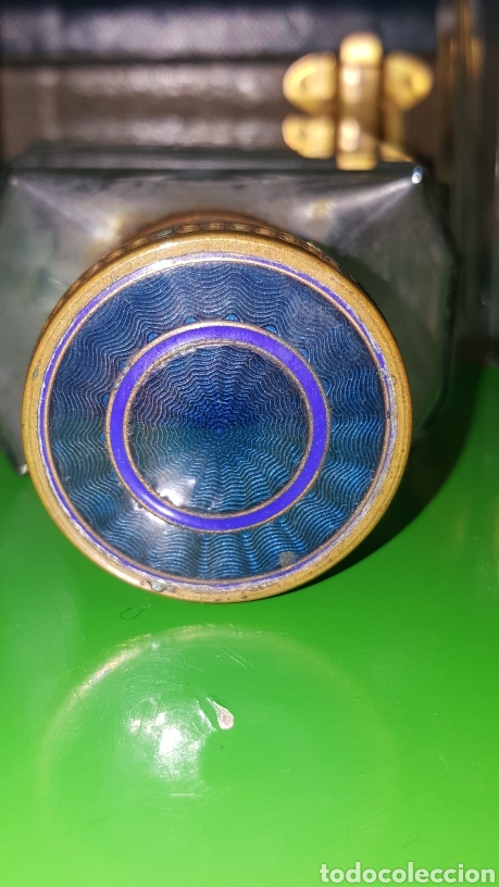 Antig&uuml;edades: ESTUCHE CON 4 PERFUMEROS CON ESMALTE - Foto 5