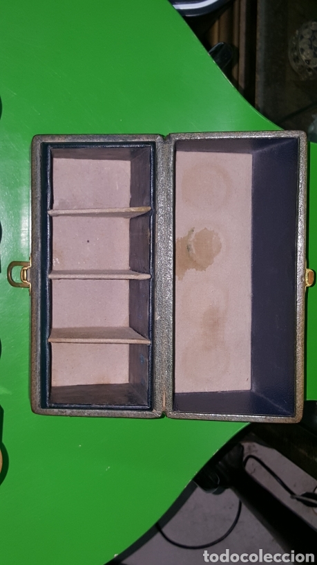 Antig&uuml;edades: ESTUCHE CON 4 PERFUMEROS CON ESMALTE - Foto 6