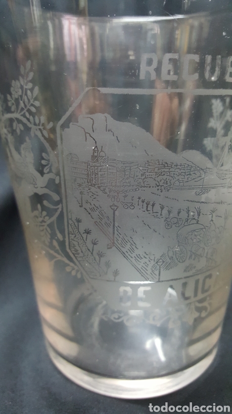 Antig&uuml;edades: GRAN VASO RECUERDO DE ALICANTE - Foto 4
