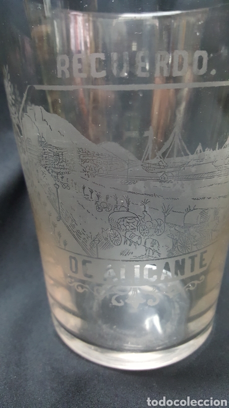 Antig&uuml;edades: GRAN VASO RECUERDO DE ALICANTE - Foto 5