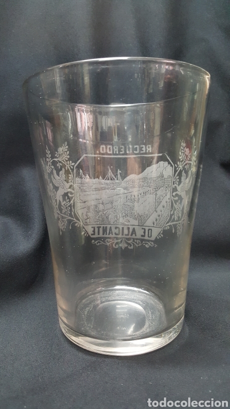 Antig&uuml;edades: GRAN VASO RECUERDO DE ALICANTE - Foto 9