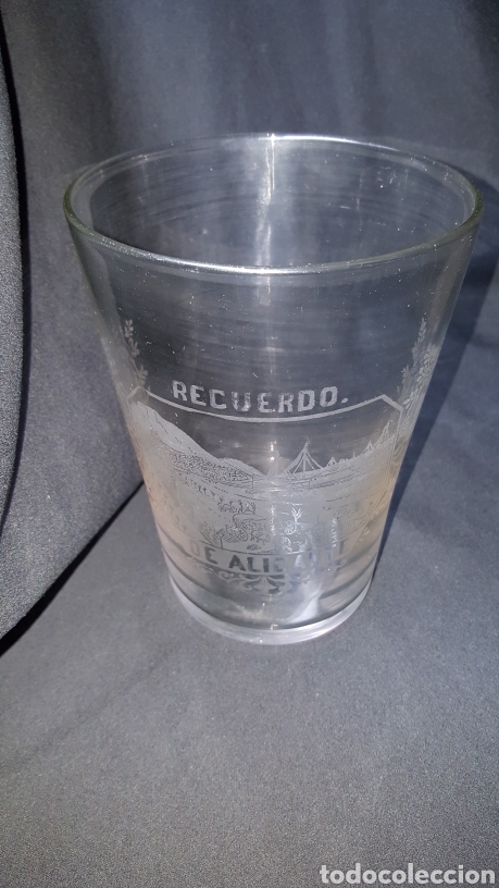 Antig&uuml;edades: GRAN VASO RECUERDO DE ALICANTE - Foto 12