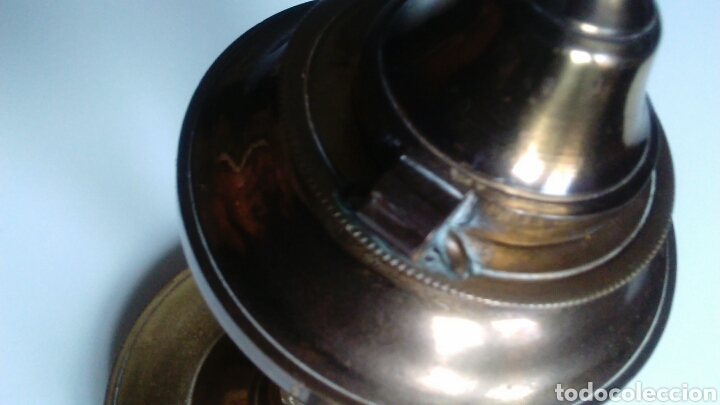 Antig&uuml;edades: Candil de aceite de bronce - Foto 8