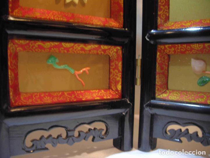 Antig&uuml;edades: MINI BIOMBO JARRONES PIEDRA - Foto 9