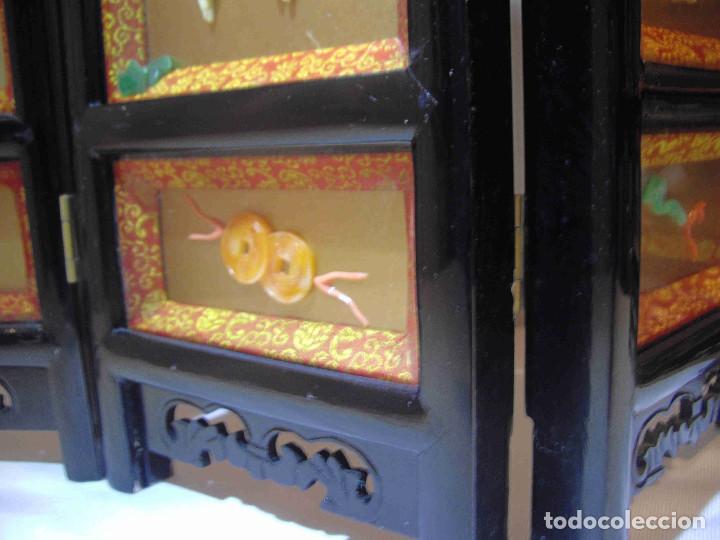Antig&uuml;edades: MINI BIOMBO JARRONES PIEDRA - Foto 10