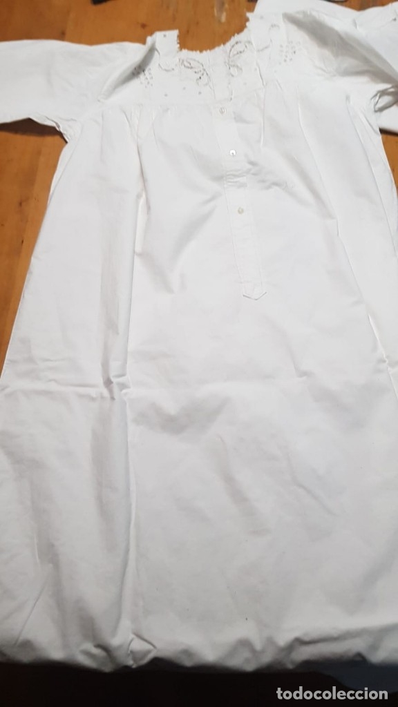 Antig&uuml;edades: Camisa de dormir larga de algod&oacute;n 2 - Foto 4