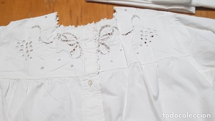 Antig&uuml;edades: Camisa de dormir larga de algod&oacute;n 2 - Foto 5