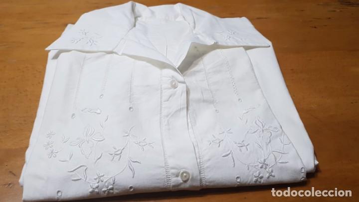 Antig&uuml;edades: Camisa de dormir larga de algod&oacute;n 3 - Foto 1