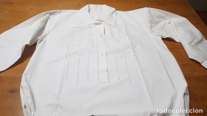 Antig&uuml;edades: Camisa de dormir larga de algod&oacute;n 3 - Foto 4