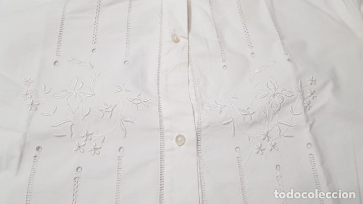 Antig&uuml;edades: Camisa de dormir larga de algod&oacute;n 3 - Foto 5