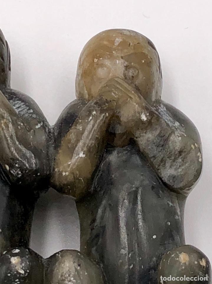 Antig&uuml;edades: JADE, LOS TRES MONOS SABIOS - Foto 9