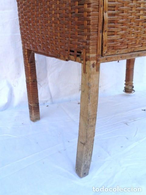 Antig&uuml;edades: COSEDOR DE MIMBRE. - Foto 13