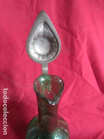 Antig&uuml;edades: BOTELLA MODERNISTA ESTA&Ntilde;O- CRISTAL - Foto 3