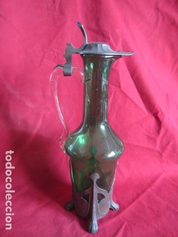 Antig&uuml;edades: BOTELLA MODERNISTA ESTA&Ntilde;O- CRISTAL - Foto 5
