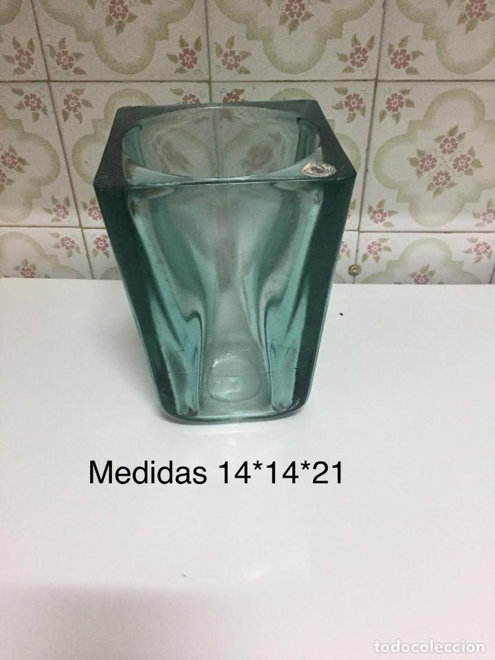 Antigüedades: JARRON CRISTAL, VIDRIOS SAN MIGUEL, HECHO EN ESPAÑS