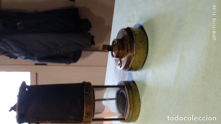 Antig&uuml;edades: Farol aut&eacute;ntico minero - Foto 3