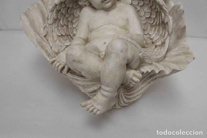 Antig&uuml;edades: ANGELITO DORMIDO EN CONCHA - Foto 2