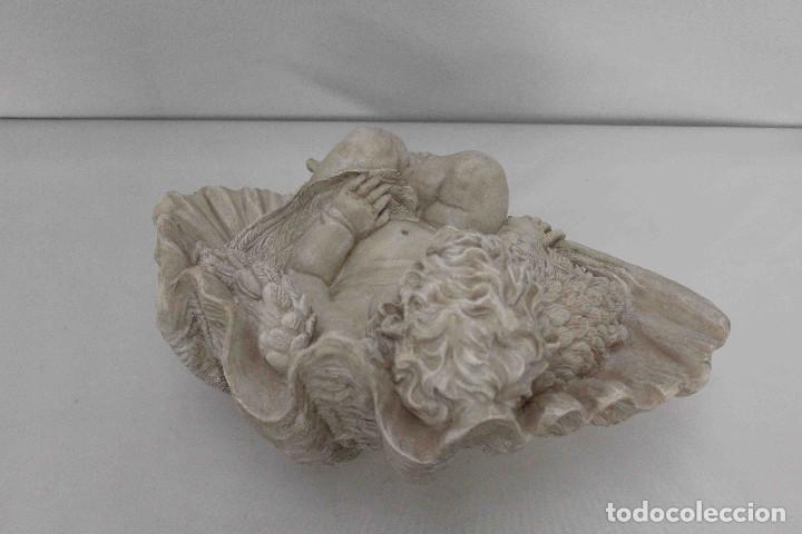 Antig&uuml;edades: ANGELITO DORMIDO EN CONCHA - Foto 5
