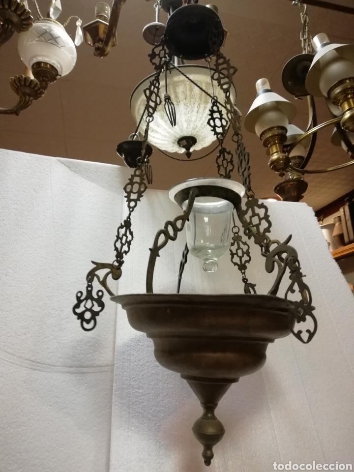 Antig&uuml;edades: Votiva lampara de iglesia - Foto 1