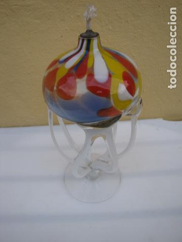 Antig&uuml;edades: Quinqu&eacute; en cristal de Murano. - Foto 4