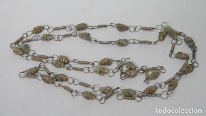 Antig&uuml;edades: ANTIGUO COLLAR PLATEADO - Foto 1