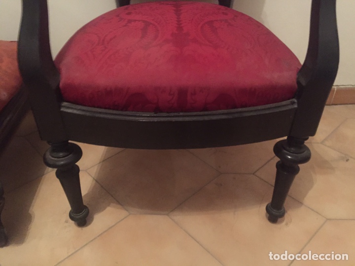 Antigüedades: Antigua silla partera mallorquina y reposapies - Foto 7 - 140796682