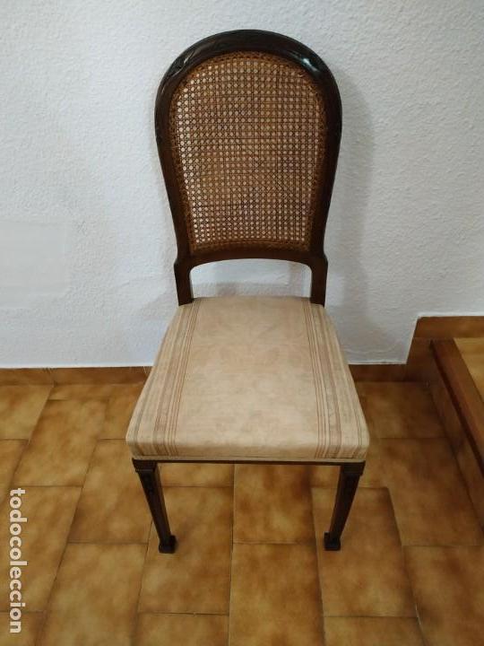 Antig&uuml;edades: LOTE DE 4 SILLAS - Foto 1