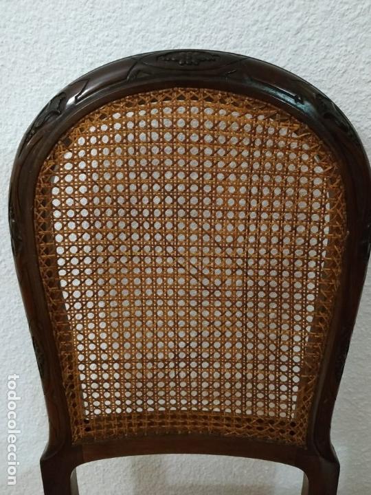 Antig&uuml;edades: LOTE DE 4 SILLAS - Foto 6