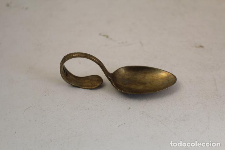 Antig&uuml;edades: cuchara para servir plateada - Foto 3