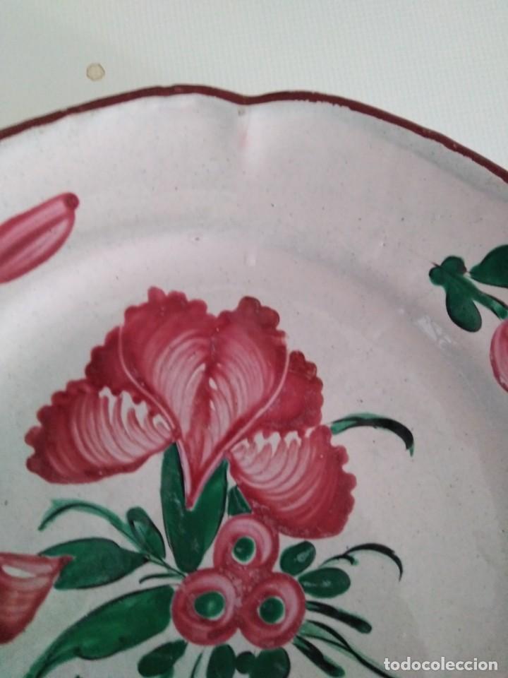 Antig&uuml;edades: Antiguo plato de ceramica - Foto 3