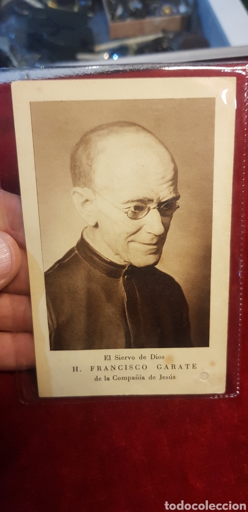 Antiguidades: Estampar viciosa con reliquia de Francisco G&aacute;rate Compa&ntilde;&iacute;a de Jes&uacute;s