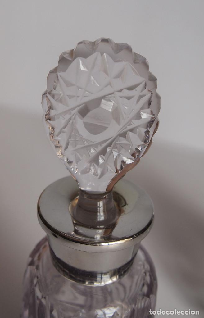 Antig&uuml;edades: PERFUMERO DE CRISTAL TALLADO - Foto 3