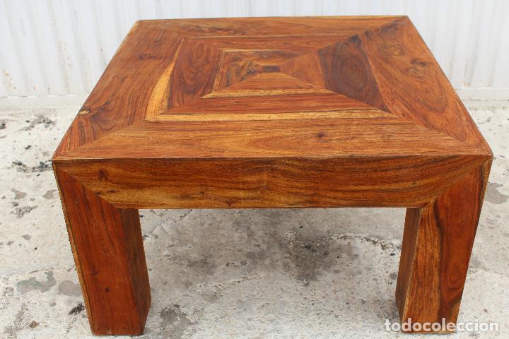 Antig&uuml;edades: mesa baja de madera - Foto 1