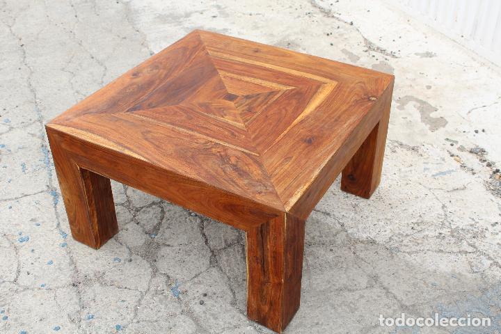 Antig&uuml;edades: mesa baja de madera - Foto 5