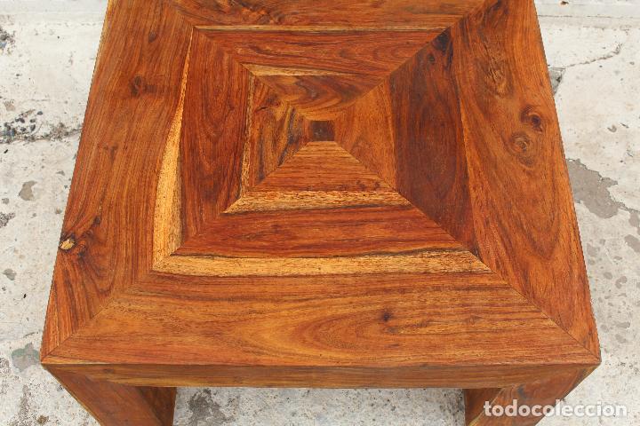 Antig&uuml;edades: mesa baja de madera - Foto 7