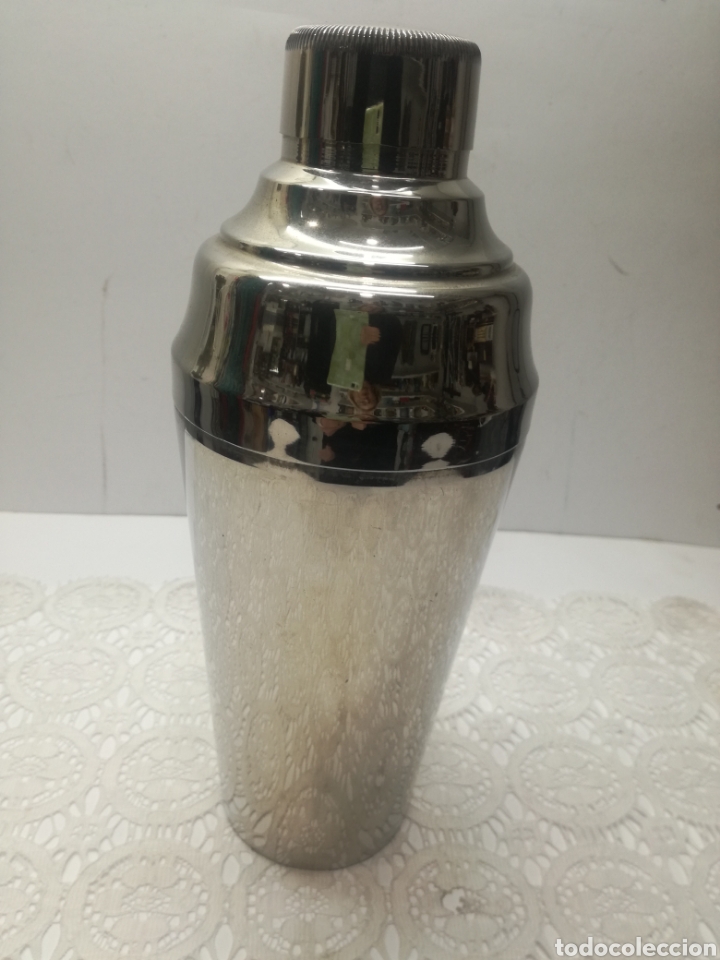 Antig&uuml;edades: Coctelera Art-Deco plateada - Foto 2