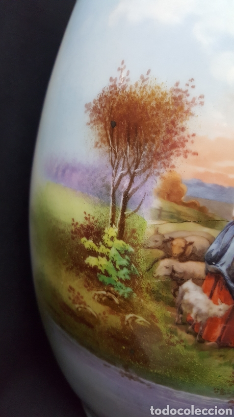 Antig&uuml;edades: GRAN JARRA CON ESCENA CAMPESTRE - Foto 12