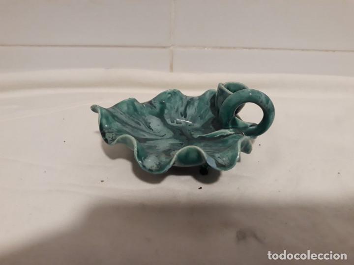 Antig&uuml;edades: palmatoria de ceramica - Foto 1