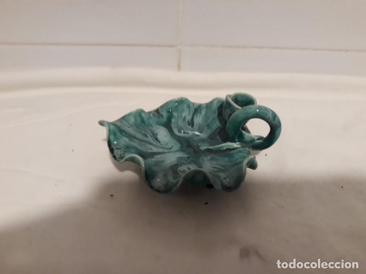 Antig&uuml;edades: palmatoria de ceramica - Foto 2