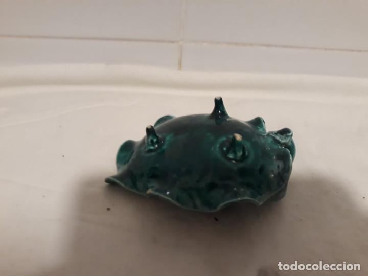 Antig&uuml;edades: palmatoria de ceramica - Foto 3